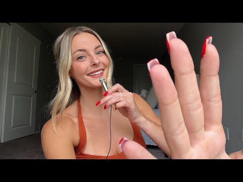 ASMR | Mini Mic Mouth Sounds & Hand Movements