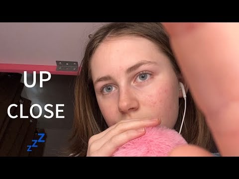 ASMR: UP CLOSE ( massage crânien,visuel,tk tk tk,shh shh shh, détend toi détend toi)😴