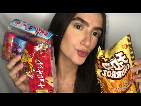 ASMR Provando Doces Japoneses