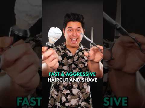 A 3 Minutes or LESS Haircut & Shave ✂️ | #ASMR