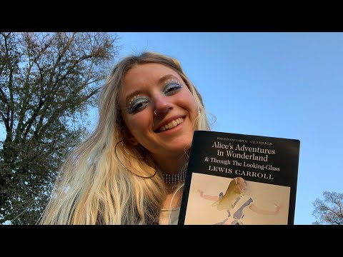 ASMR Reading Alice in Wonderland ( Ch. 5 ) at the Park ✨