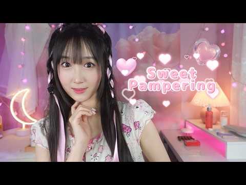 ASMR Sweet Pampering for You Tonight under the Moonlight🌙ㅣHome SpaㅣFacial Cleansing,Skincare,Massage