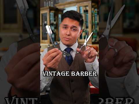 1960’s Vintage Barber 💈 | #ASMR #shorts