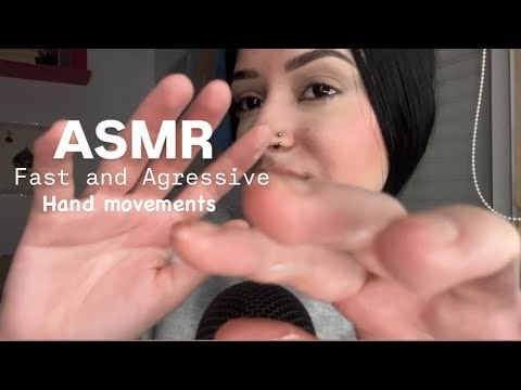 ASMR FAST AND AGRESSIVE SONIDOS DE MANOS ✋🏻 