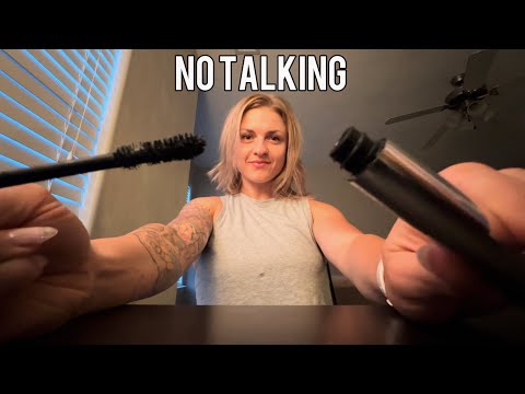 ASMR DOING YOUR MAKEUP IN 5 MINS FAST & AGGRESSIVE [no talking]