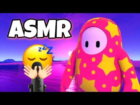 ASMR Français Close UP le plus relaxant sur fall guys 😴 (chutoments intense et proche du micro)