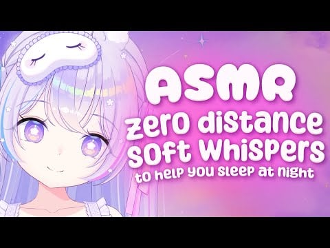 ASMR Zero Distance Soft Whispers【Japanese Onomatopoeia, Whispers】