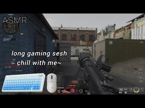 [ASMR Black Ops 6] long gaming sesh ♡ keyboard & mouth sounds