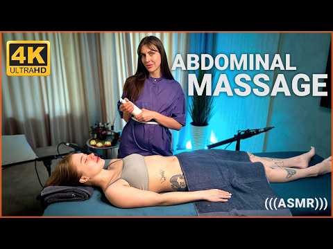 ASMR Abdominal Front Massage by Olga to Scarlet