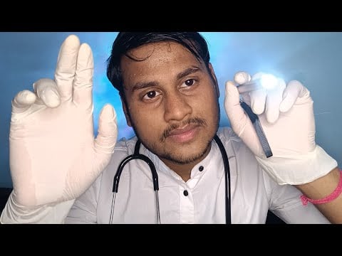 ASMR Cranial Nerve Exam 👀🩺 | Relaxing Doctor Roleplay for Sleep & Tingles
