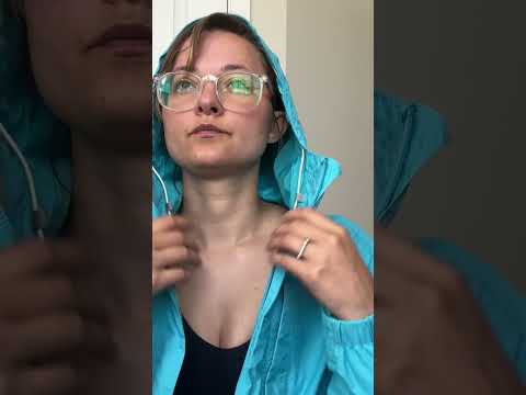 ASMR Rain Jacket Fabric Scratching for Sleep & Tingles #asmr #asmrvideos