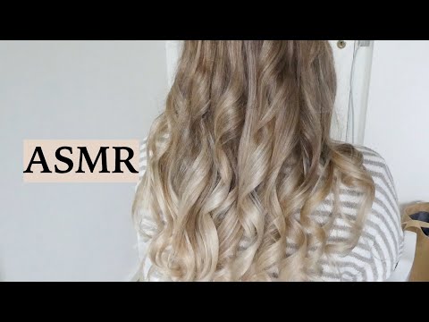 ASMR Beautiful Hair Styling, Straight To Wavy (Hair Brushing, Hair Play & Spraying Sounds For Sleep)