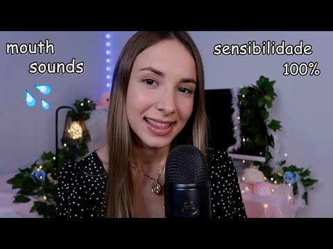 ASMR 1H DE SONS DE BOCA *molhados* NO BLUE YETI (sem anúncios no meio)