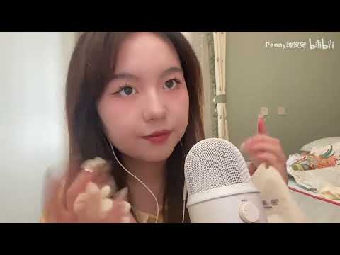 Medical gloves trigger sound, skin care lotion hand rubbing tapping, visual trigger ✮🎧✮
