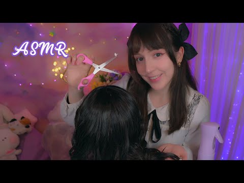 ⭐ASMR Peluquería de Medianoche 🌃[Sub] Corte de Pelo Realista💜