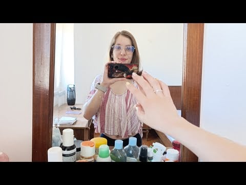 ASMR | Tapping no espelho (NO TALKING) 