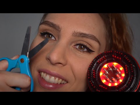 ASMR ✂️ Hair Cut - All your hair had to go BYE BYE (LIGHT TRIGGERS)