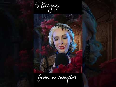 Five ASMR triggers from a vampire #asmr #asmrroleplay #vampireasmr