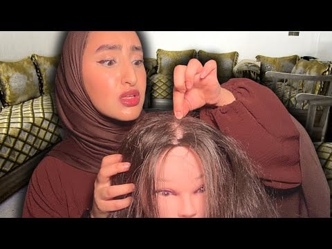Fast & Aggressive North African Mum Lice Check ASMR (Neck Snapped 💀)