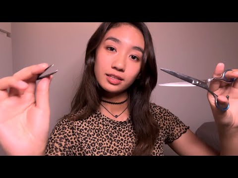 ASMR ~ Haircut and Brow Trim ✂️
