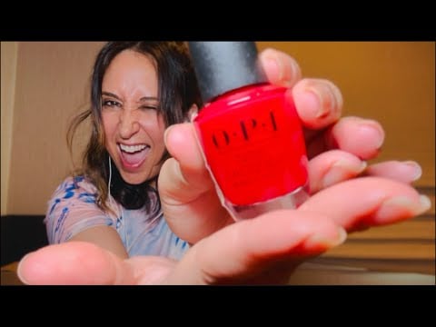 When your ASMRtist has ADHD ASMR Gum Chewing  Nails Time/Hand Movements/Fabric Sounds/OOTD/Haul/etc.