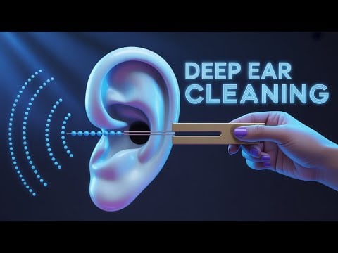 Deep Ear Cleaning & Relaxing ASMR: Goose Feather, Cotton Swabs&Tuning Fork Sounds / 3Hr (No Talking)