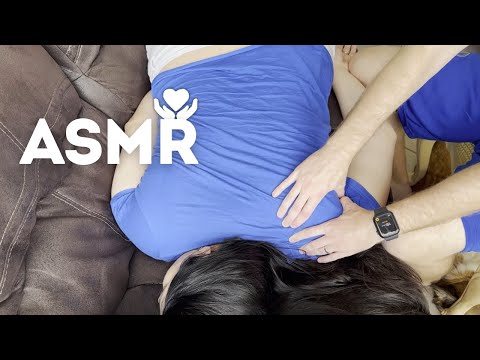 ASMR Targeted Massage Therapy for Muscle Relaxation | Upper Back, Shoulders, Neck, and Head Massage