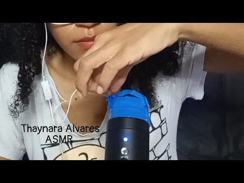 ASMR- SONS DE FITA ADESIVA NO MICROFONE