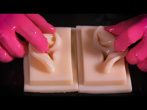 ASMR You can sleep in 5 seconds! High-speed massage (latex gloves, subtitles)