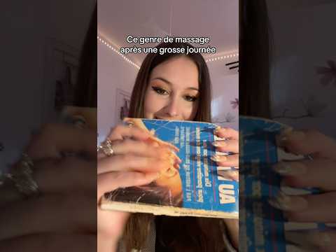 De préférence aux pieds 🦶  #asmr #bookmassage #massage #relaxingvideos #asmrsounds