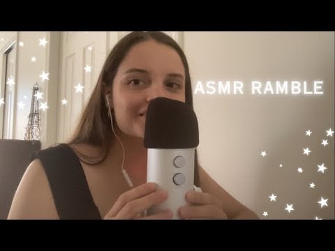 ASMR close up whisper rambles