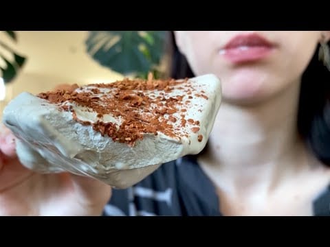 Взбитые сливки + крем + крошка | Whipped cream + paste + crumbs | ASMR
