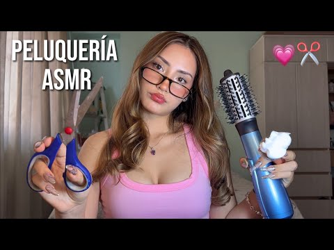 ASMR ROLEPLAY PELUQUERÍA || TE CORTO EL CABELLO ✂️ ❤️