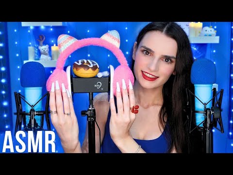 ASMR DEEP Ear Attention Triggers for Sleep 🤤 Mic Scratching , Tapping , Massage & More | 3 MICS 4K