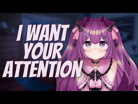 Cute puppy girl wants your attention (F4A) [ASMR] [Binaural] [Headpats] [Comfort] [Rain sounds]