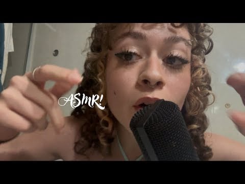 ASMR RAPIDO com a primeira coisa que vi no banheiro