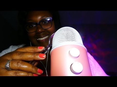 ASMR Mic plastic spoon triggers + hand sounds,movements | NaytinglesAsmr 