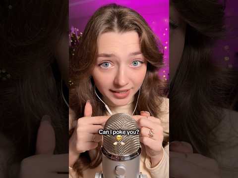 Can I poke you? #asmr #asmrsounds #asmrrelax #asmrtingles #asmrwhispers #asmrsleep #relax