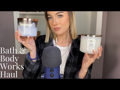 ASMR | small bath & body works candle haul