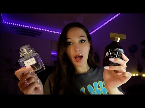 ASMR avec tous mes parfums 🧴✨🌸 (tapping & lid sounds)