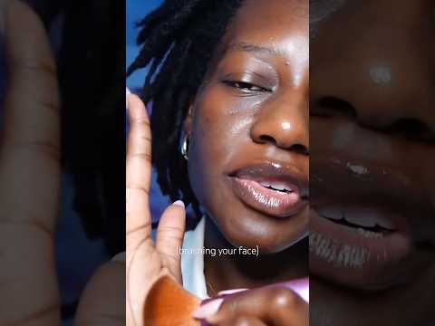 ASMR BRUSHING YOUR FACE 🥰 YOU CAN’T SLEEP #asmtingles #asmrshorts #asmrbrushing