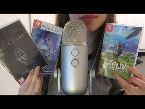 ASMR Présentation de tous mes jeux switch | Whisper