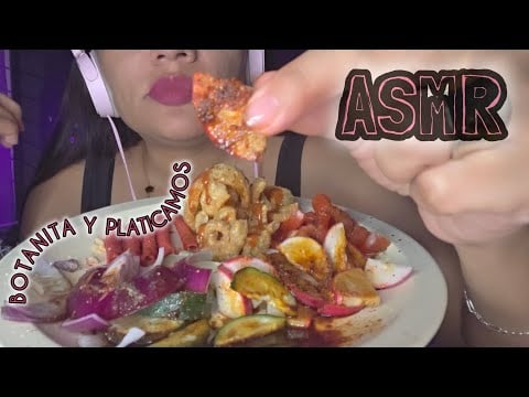 ASMR | MI BOTANA FAVORITA | CHARLA X equis😅 #asmr #asmrsounds #asmrvideo #crunchyasmr 