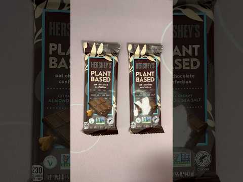 ASMR Tapping On Two Hershey's Plant Based Chocolate Bars (No Talking) #ASMR #Shorts