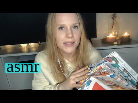 ASMR folding bags from news papers🗞️