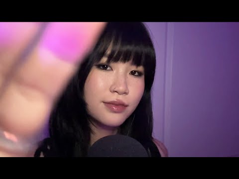 ASMR a totally normal girl is obsessed with you // visual triggers , can i touch you?