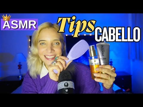 ASMR te muestro TODOS mis PRODUCTOS - RUTINA PELO