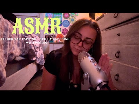 ASMR finger tapping *no nail tapping*  *high intenisty but soft tapping*