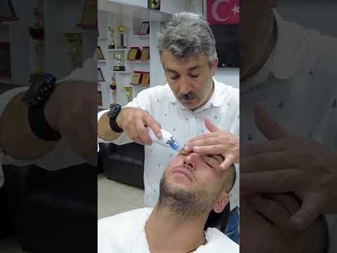 #asmr #massage #sleeprelief #turkishbarber #skincare #haircut #relaxingmassage #shorts #short