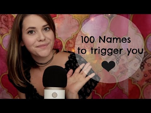 ASMR Sanfte Namensnennung ♡ 100 Names to trigger you ♡ German/Deutsch